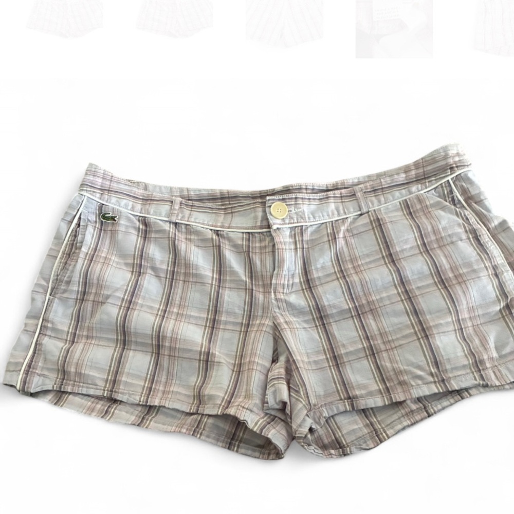 Lacoste Women's Checkered Shorts